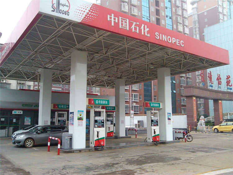 萍乡加油站钢结构网架案例4