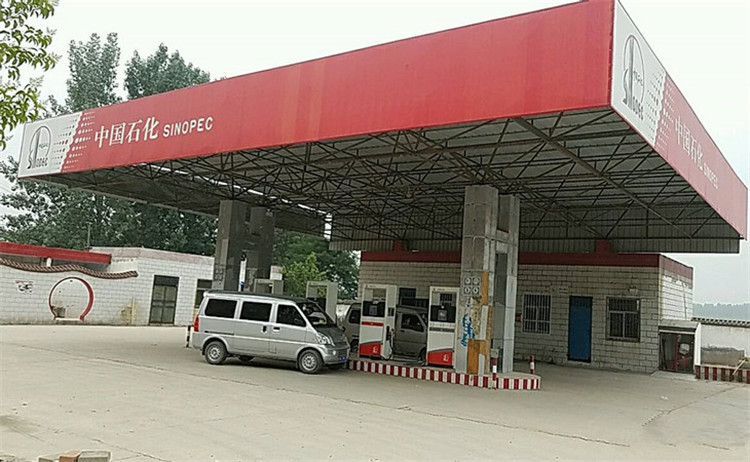 萍乡加油站钢结构网架案例5